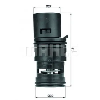 Thermostat, refroidissement d'huile BEHR TO 7 75