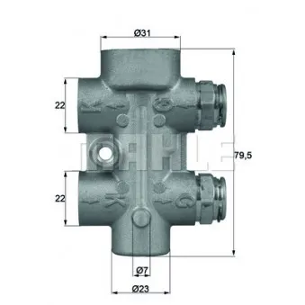 Thermostat, refroidissement d'huile BEHR TO 8 80