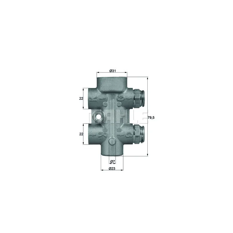 Thermostat, refroidissement d'huile BEHR TO 8 80