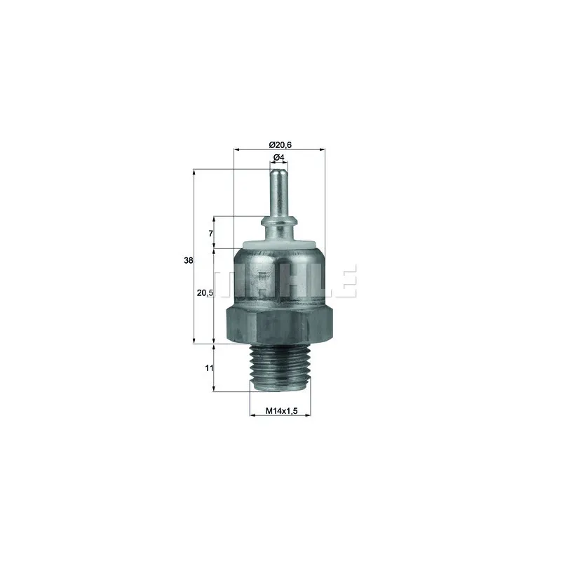 Interrupteur de température, ventilateur de radiateur BEHR TSW 45