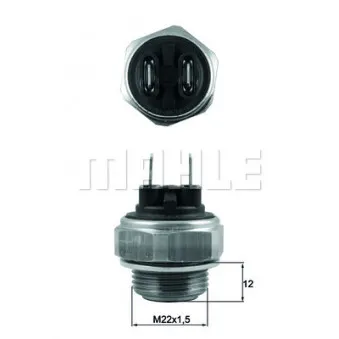 Interrupteur de température, ventilateur de radiateur BEHR TSW 62