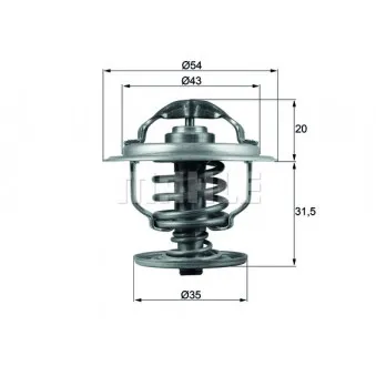Thermostat d'eau BEHR TX 109 87D