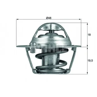 Thermostat d'eau BEHR TX 121 74D