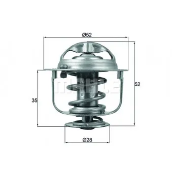 Thermostat d'eau BEHR TX 165 88D