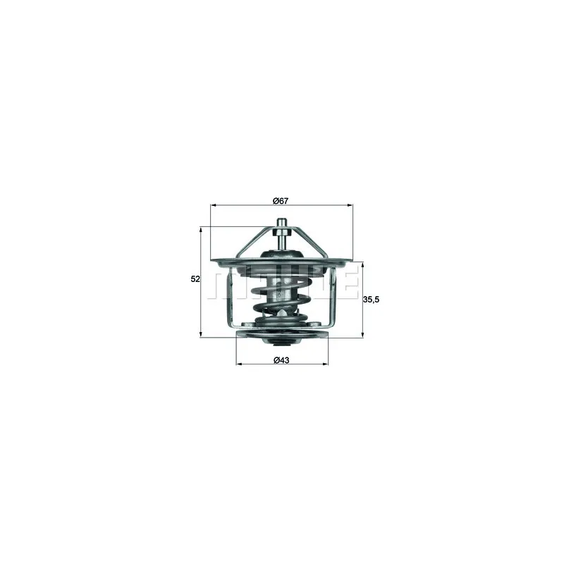 Thermostat d'eau BEHR TX 17 75D