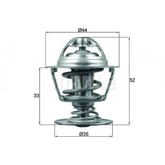 Thermostat d'eau BEHR TX 173 88D