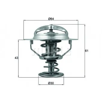 Thermostat d'eau BEHR TX 178 78D