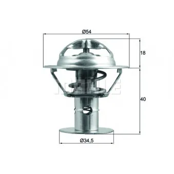 Thermostat d'eau BEHR TX 180 86D