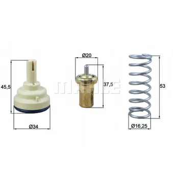 Thermostat d'eau BEHR TX 181 105D