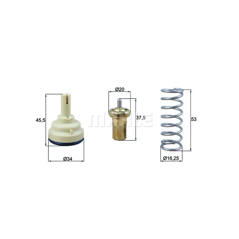 Thermostat d'eau BEHR TX 181 105D