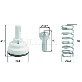 Thermostat d'eau BEHR TX 182 87D