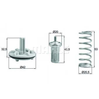 Thermostat d'eau BEHR TX 183 80D