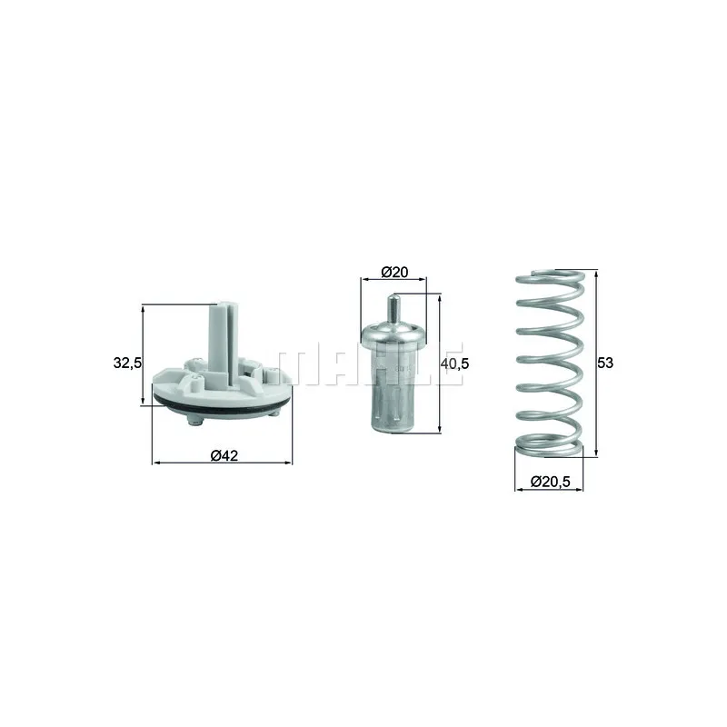 Thermostat d'eau BEHR TX 183 80D