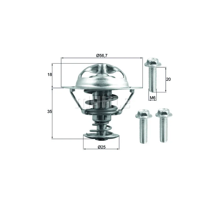 Thermostat d'eau BEHR TX 202 90D