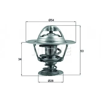 Thermostat d'eau BEHR TX 203 88D