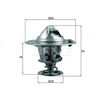 Thermostat d'eau BEHR TX 206 88D