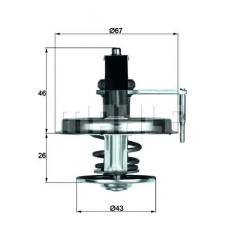 Thermostat d'eau BEHR TX 22 84D