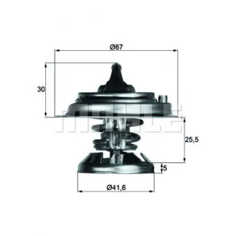 Thermostat d'eau BEHR TX 29 71D