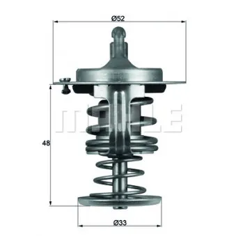 Thermostat d'eau BEHR TX 82 80D