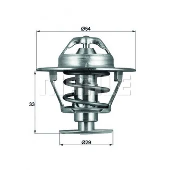 Thermostat d'eau BEHR TX 86 76D