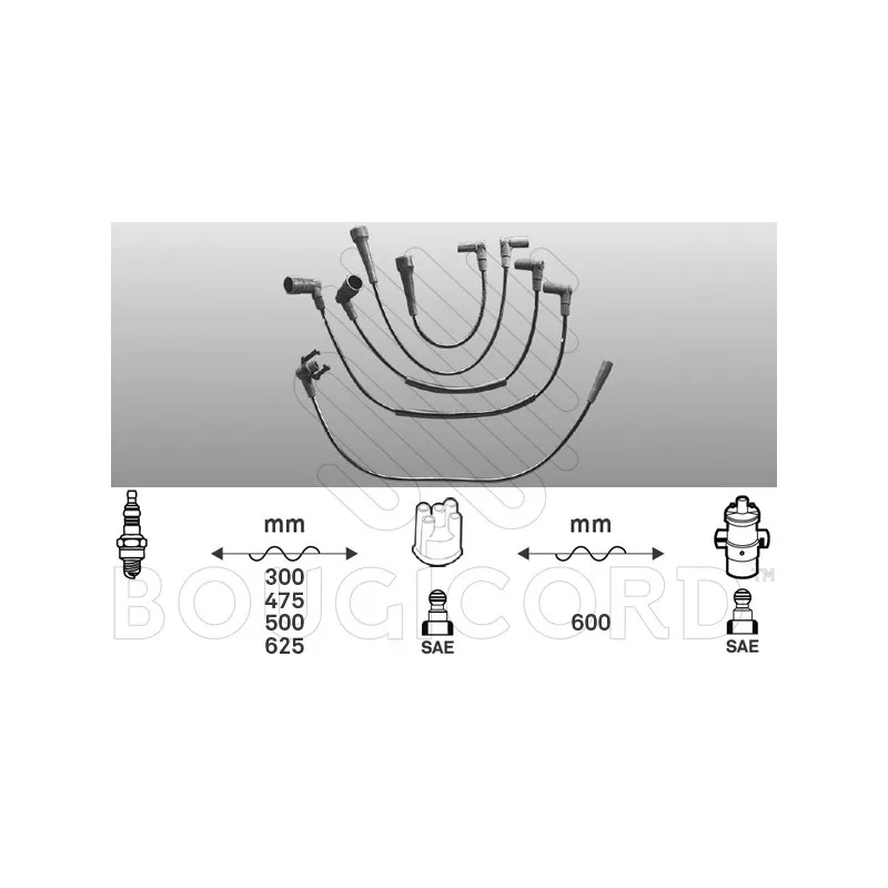 Kit de câbles d'allumage EFI AUTOMOTIVE 1416