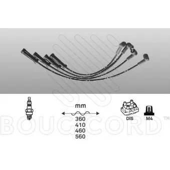 Kit de câbles d'allumage EFI AUTOMOTIVE 1429
