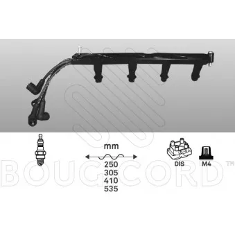 Kit de câbles d'allumage EFI AUTOMOTIVE 1439
