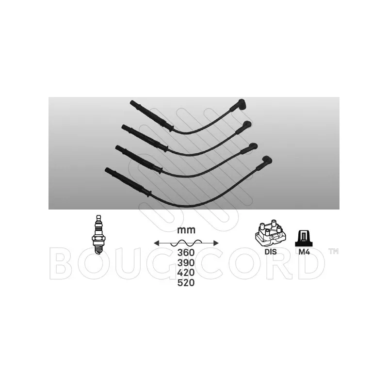 Kit de câbles d'allumage EFI AUTOMOTIVE 1444
