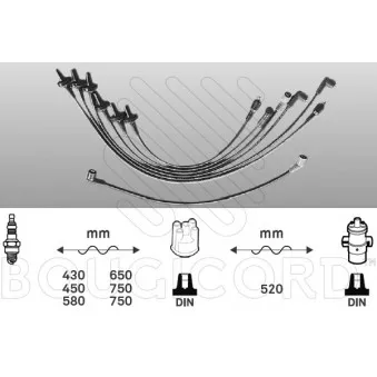 Kit de câbles d'allumage EFI AUTOMOTIVE 2402