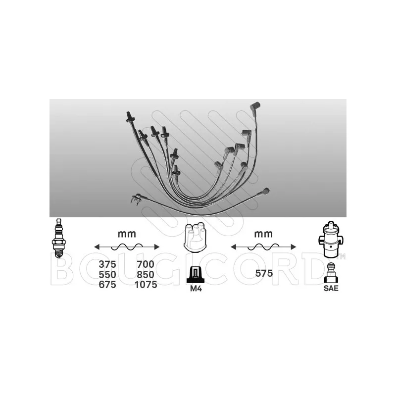 Kit de câbles d'allumage EFI AUTOMOTIVE 2413