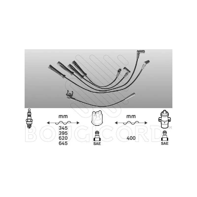 Kit de câbles d'allumage EFI AUTOMOTIVE 2456
