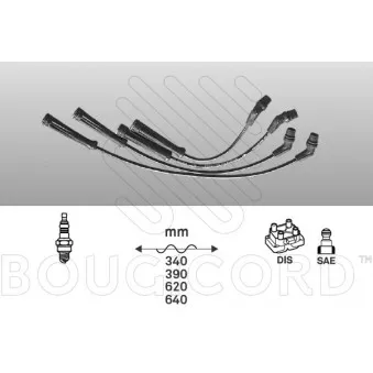 Kit de câbles d'allumage EFI AUTOMOTIVE 2457