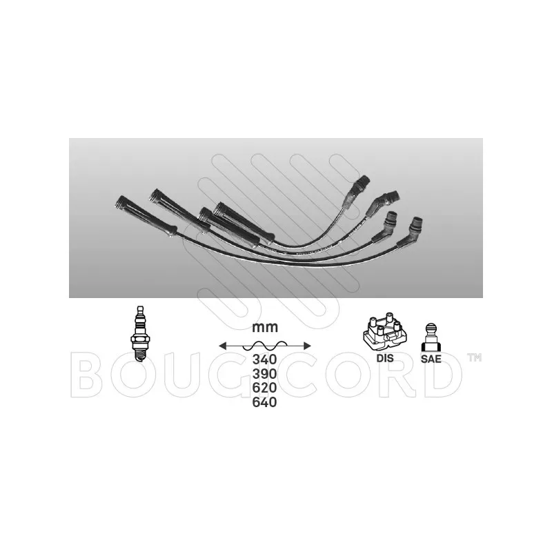 Kit de câbles d'allumage EFI AUTOMOTIVE 2457