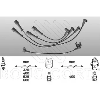 Kit de câbles d'allumage EFI AUTOMOTIVE 2471