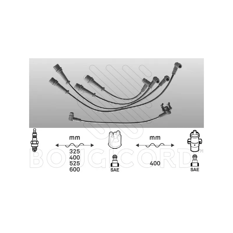 Kit de câbles d'allumage EFI AUTOMOTIVE 2471