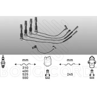 Kit de câbles d'allumage EFI AUTOMOTIVE 2476