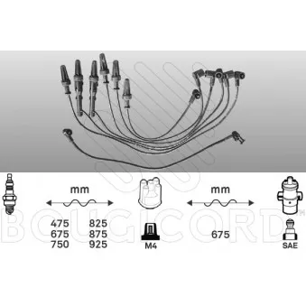 Kit de câbles d'allumage EFI AUTOMOTIVE 2492