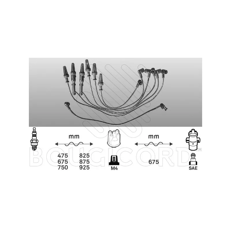 Kit de câbles d'allumage EFI AUTOMOTIVE 2492