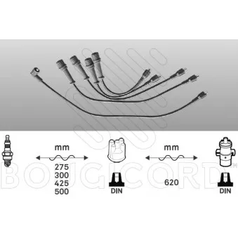 Kit de câbles d'allumage EFI AUTOMOTIVE 3175