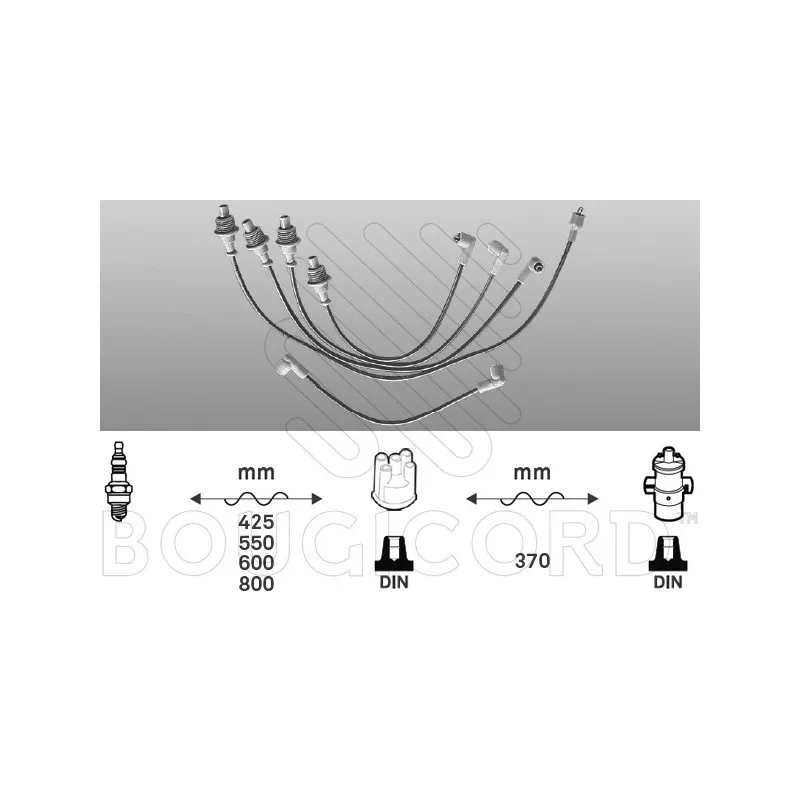 Kit de câbles d'allumage EFI AUTOMOTIVE 3192