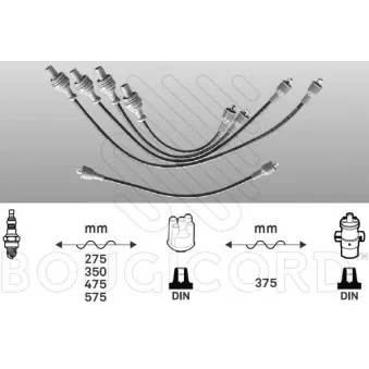 Kit de câbles d'allumage EFI AUTOMOTIVE 3316