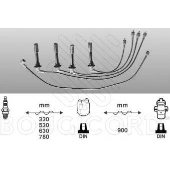 Kit de câbles d'allumage EFI AUTOMOTIVE 3395