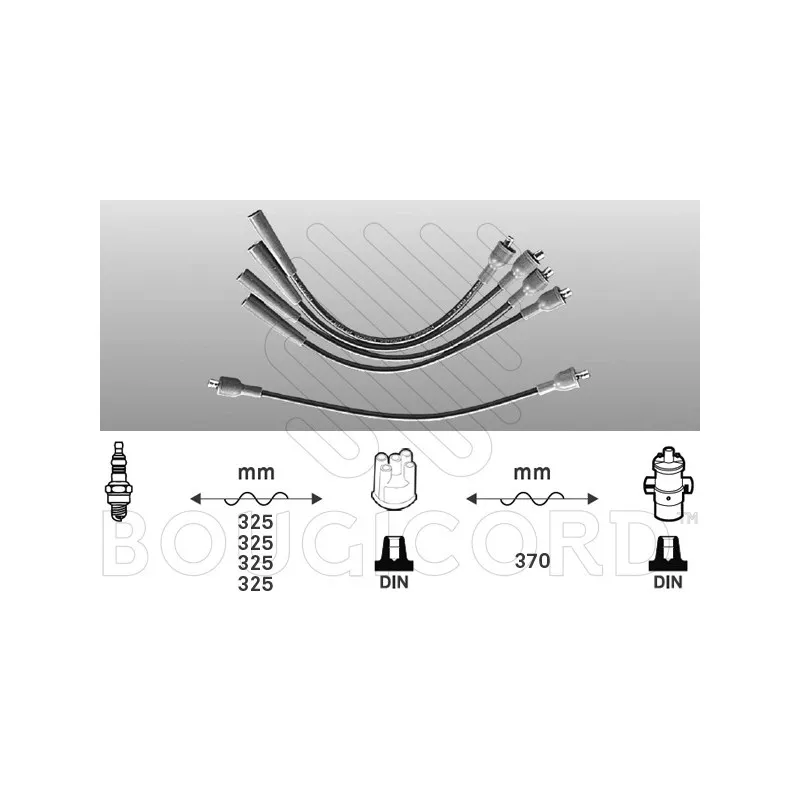 Kit de câbles d'allumage EFI AUTOMOTIVE 3413