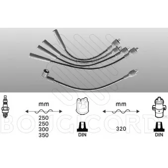 Kit de câbles d'allumage EFI AUTOMOTIVE 3418