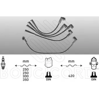 Kit de câbles d'allumage EFI AUTOMOTIVE 3462