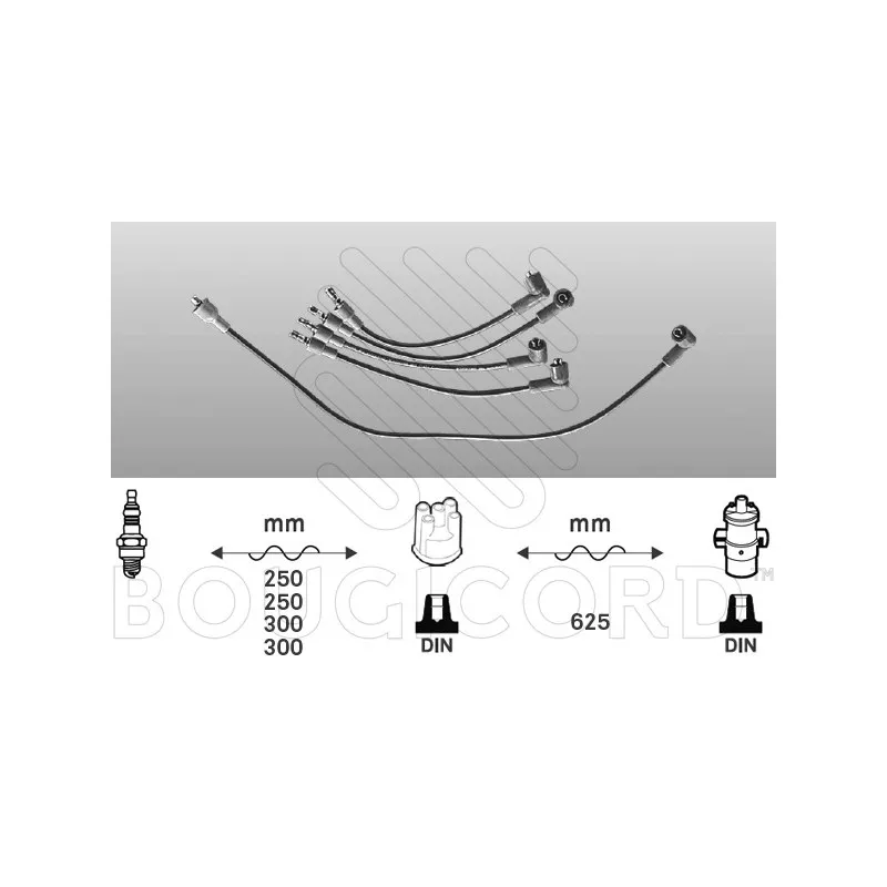 Kit de câbles d'allumage EFI AUTOMOTIVE 3463