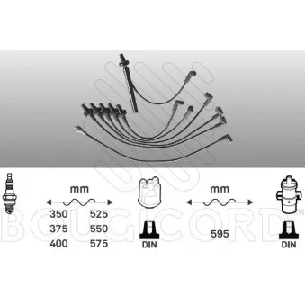Kit de câbles d'allumage EFI AUTOMOTIVE 3497