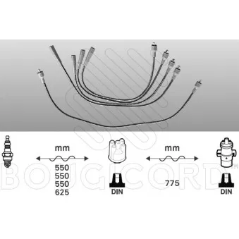 Kit de câbles d'allumage EFI AUTOMOTIVE 3519
