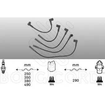 Kit de câbles d'allumage EFI AUTOMOTIVE 4002