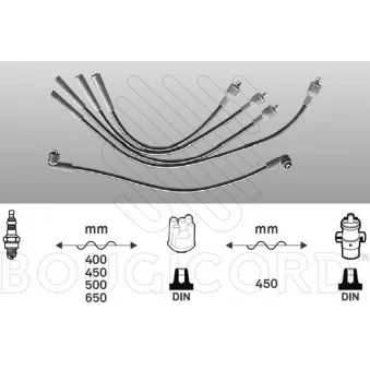 Kit de câbles d'allumage EFI AUTOMOTIVE 4004